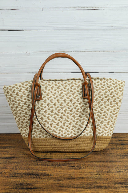 Jaylani Woven Tote Bag  DAME BOHEME