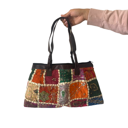 Patchwork Vintage Indian Fabric Shoulder Handbag - Thailand  DAME BOHEME