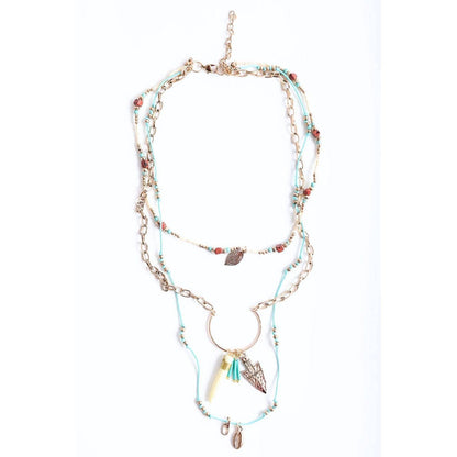 Bohemian Chic Faux Tusk & Horn Necklace  DAME BOHEME