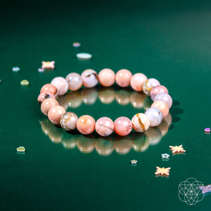 Repair My Heart - The Peruvian Pink Opal Bracelet  DAME BOHEME