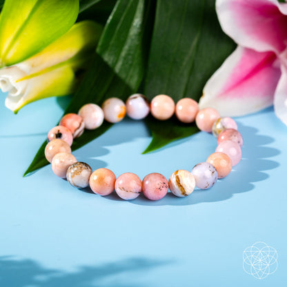 Repair My Heart - The Peruvian Pink Opal Bracelet  DAME BOHEME