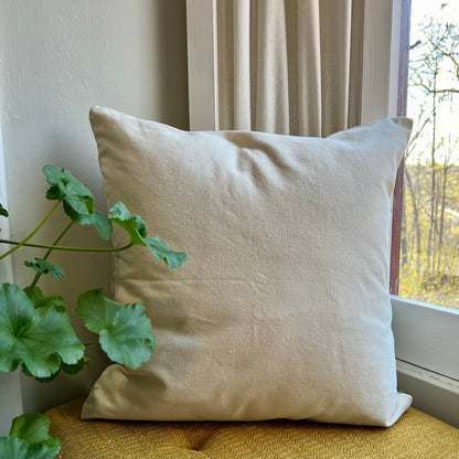 Daisy Embroidered Throw Pillow Cover  DAME BOHEME