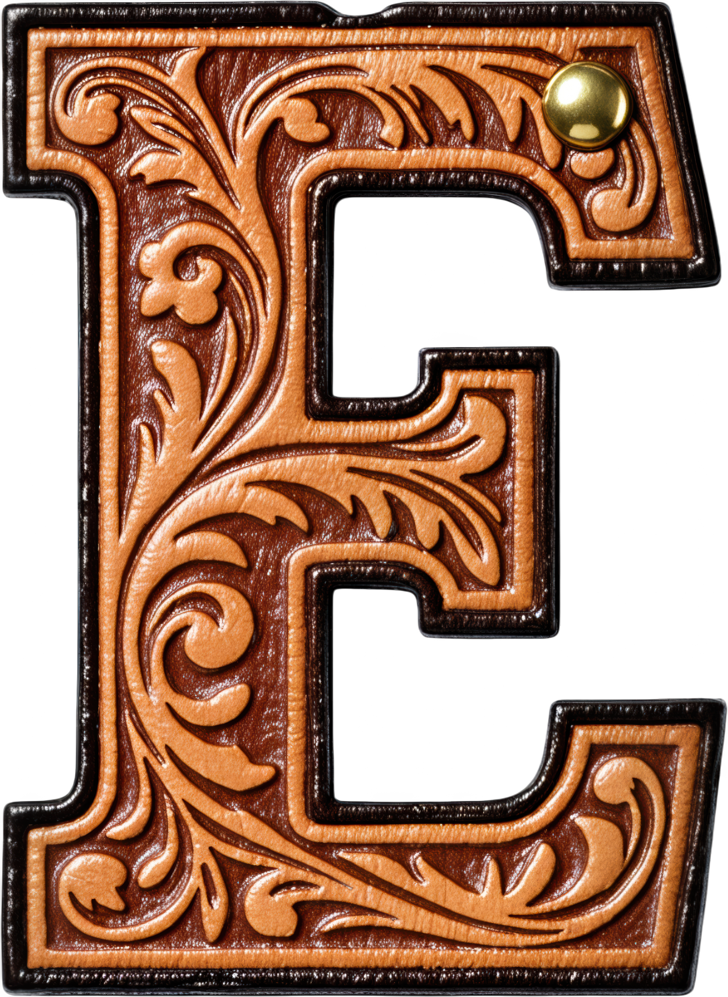 Monogrammed Initial Western Leather Look Saddle Longhorn Cowboy Cowgirl Kitchen Dish Towels Made in America  DAME BOHEME