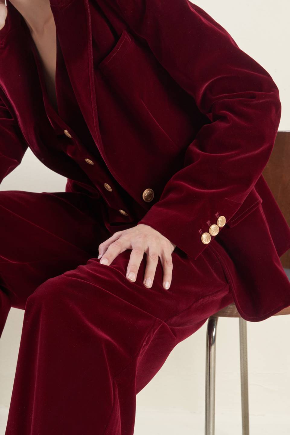 COY CHARM VELVET BLAZER  DAME BOHEME