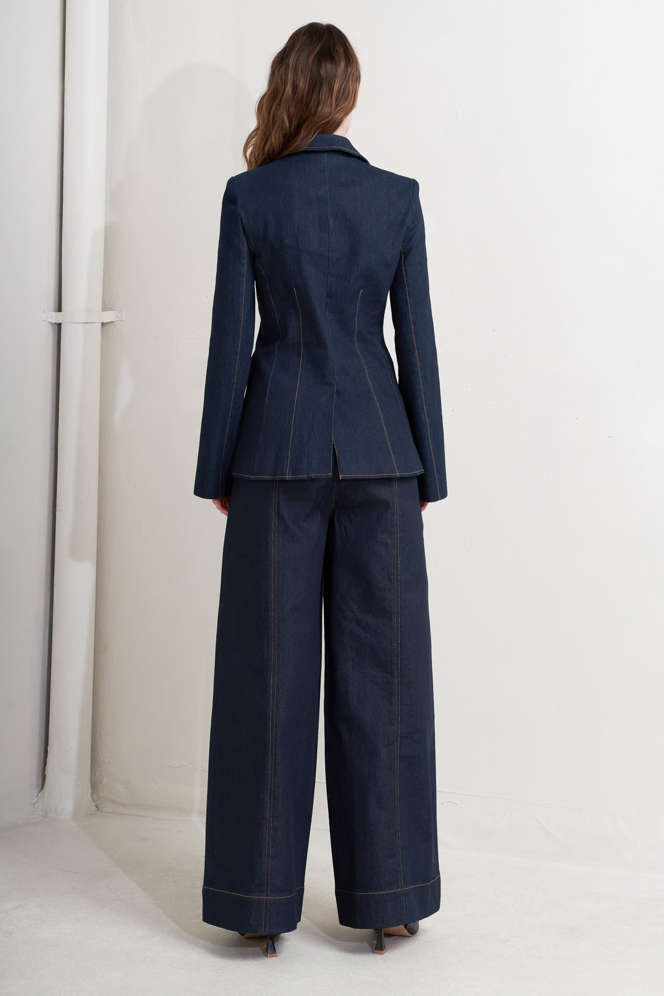 URBAN PANEL DENIM BLAZER  DAME BOHEME