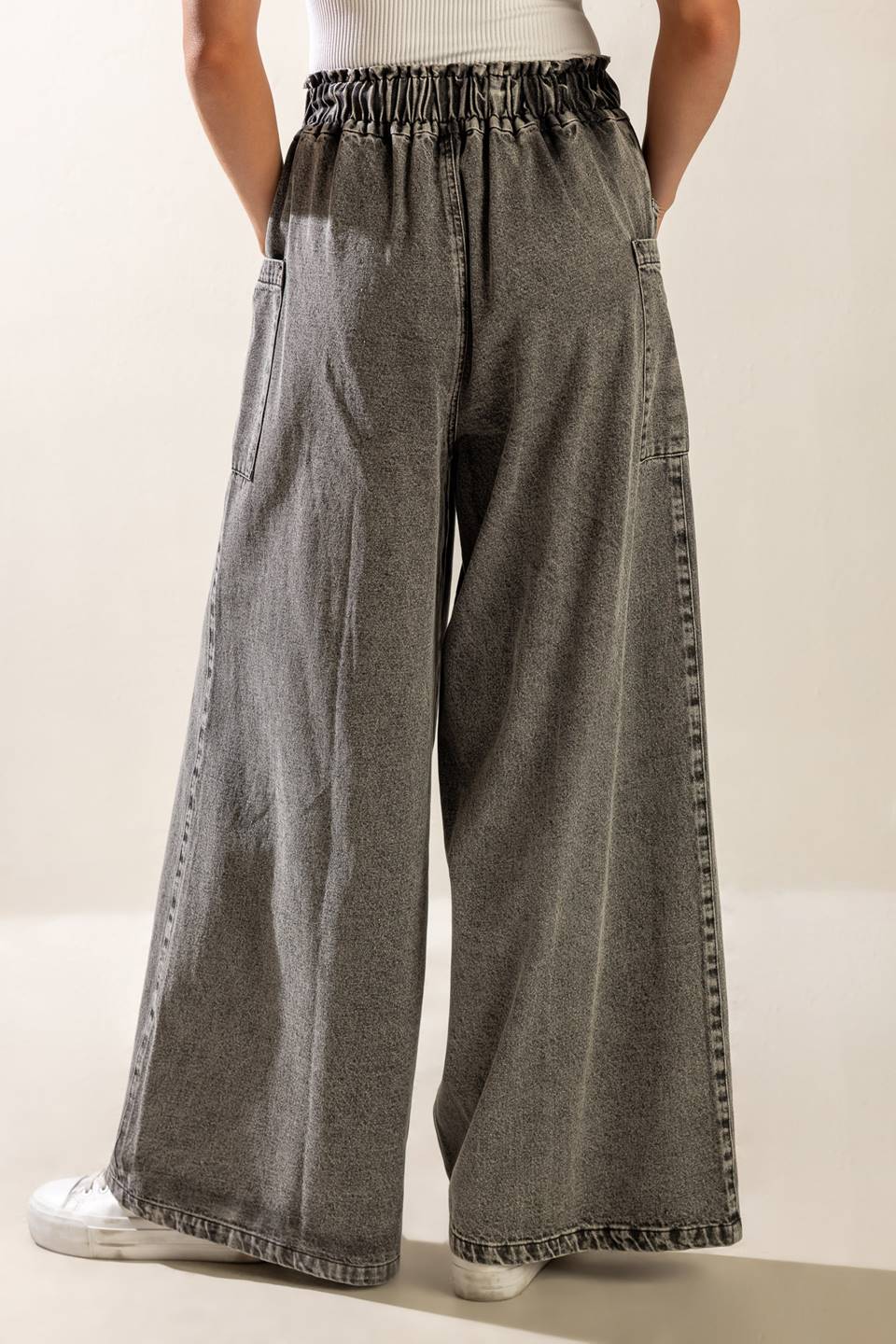 EXPLORING THE CITY DENIM PANTS  DAME BOHEME