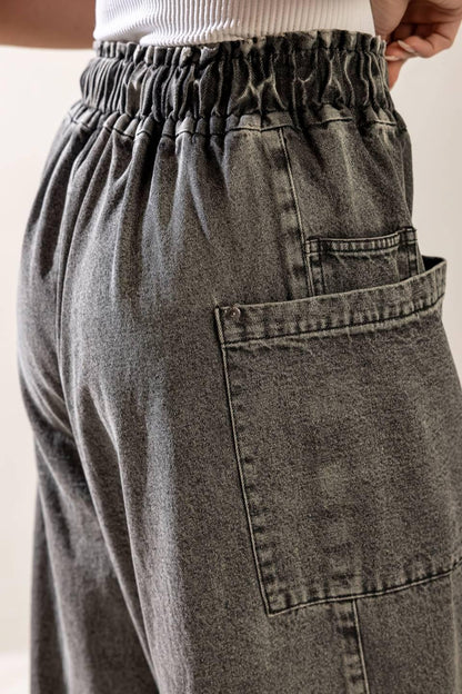 EXPLORING THE CITY DENIM PANTS  DAME BOHEME