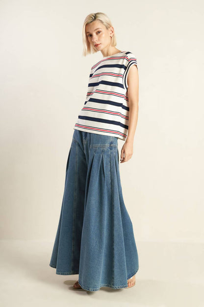 EFFORTLESS EDGE DENIM PANTS  DAME BOHEME