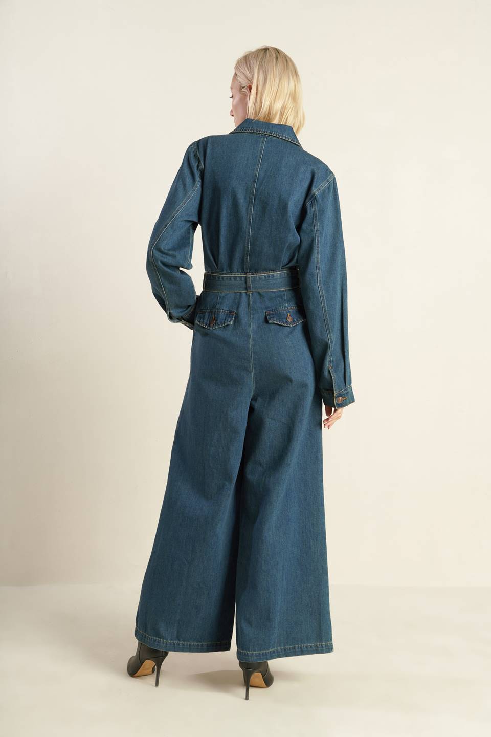 IN THE DETAILS DENIM JUMPSUIT  DAME BOHEME