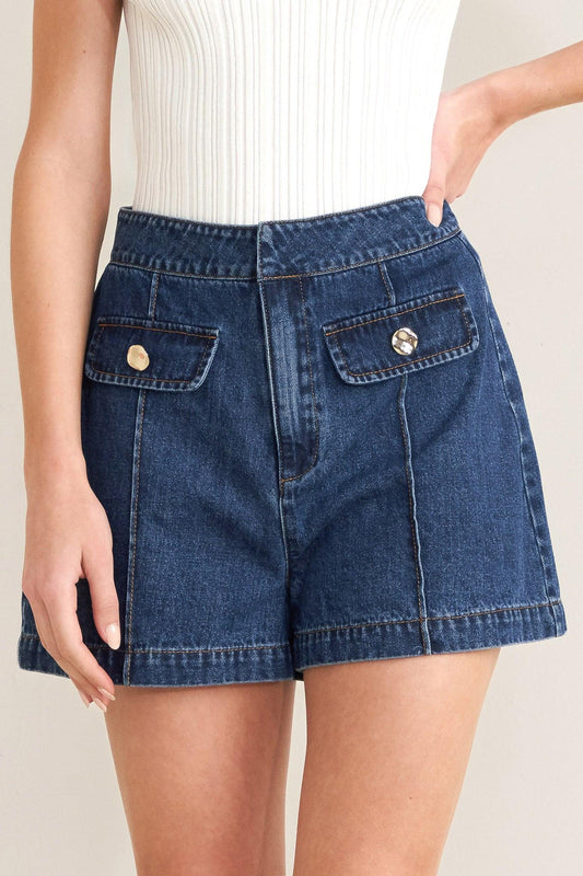 FOREVER STYLISH DENIM SHORTS  DAME BOHEME