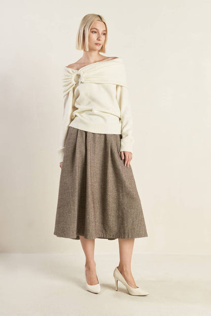 QUIET MOMENTS SWEATER TOP  DAME BOHEME