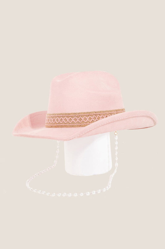 Fame Ornate Decorative Band Cowboy Women Hat Trendsi