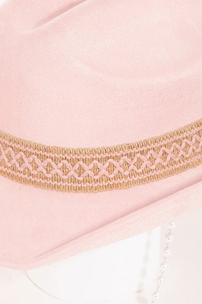 Fame Ornate Decorative Band Cowboy Women Hat Trendsi