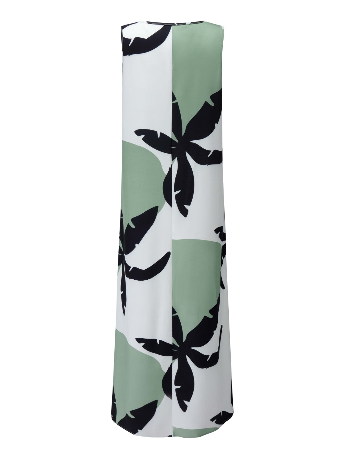 Printed Round Neck Tank Maxi Dress Plus Size