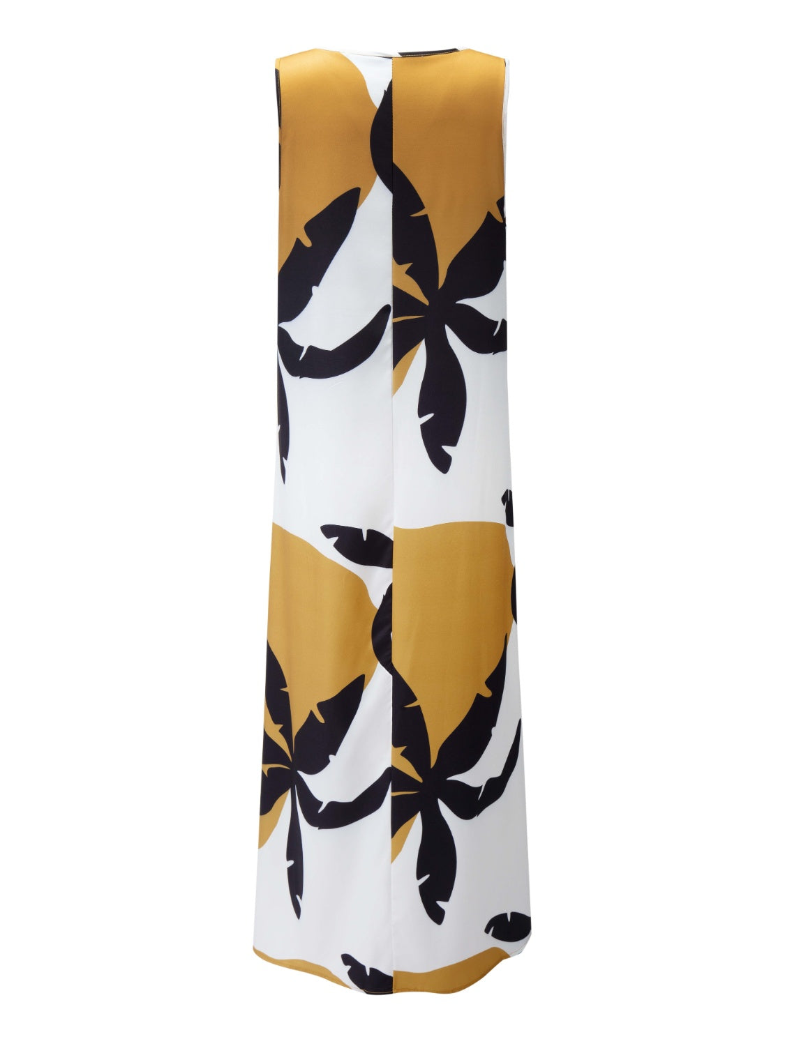 Printed Round Neck Tank Maxi Dress Plus Size