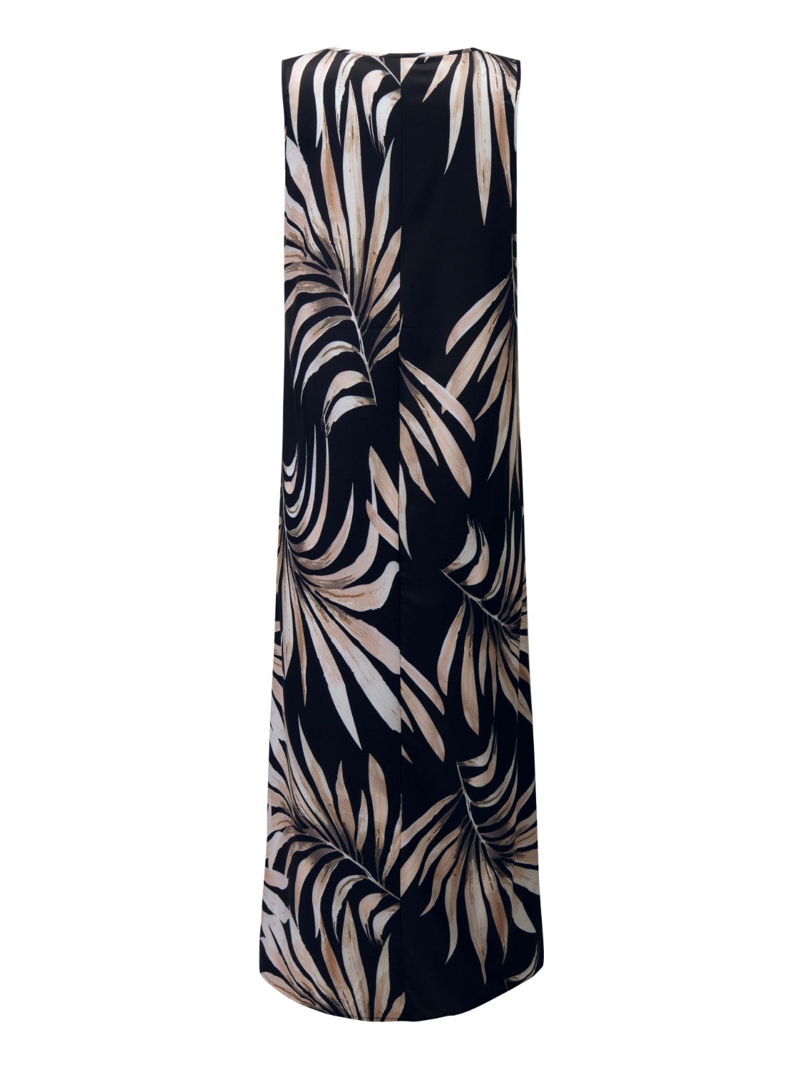 Printed Round Neck Tank Maxi Dress Plus Size