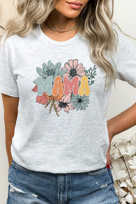 Floral Bouquet Mama Spring Graphic Tee Kissed Apparel