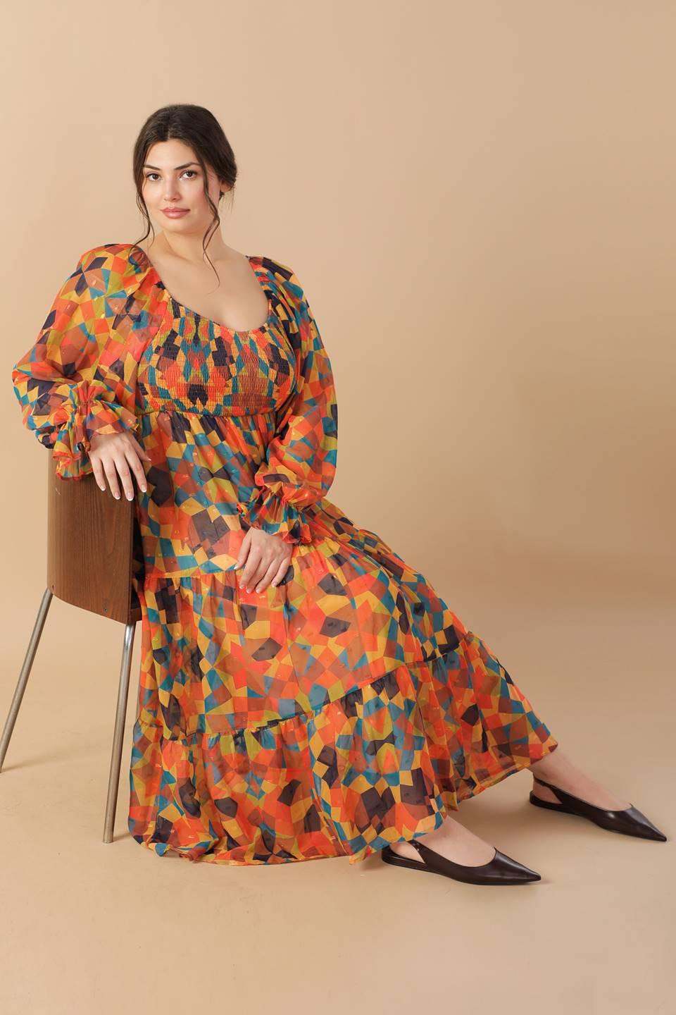 NOTHING WAS THE SAME Woven Smocked Midi Dress  DAME BOHEME