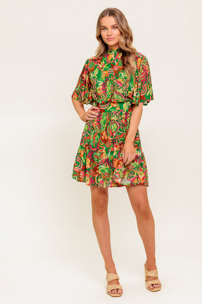 CLEAN AESTHETIC WOVEN MINI DRESS  DAME BOHEME