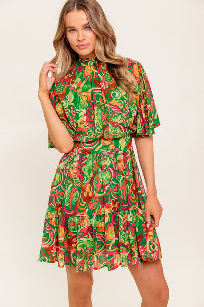 CLEAN AESTHETIC WOVEN MINI DRESS  DAME BOHEME