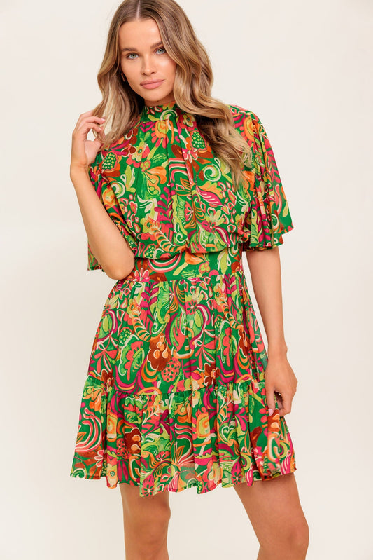 CLEAN AESTHETIC WOVEN MINI DRESS  DAME BOHEME