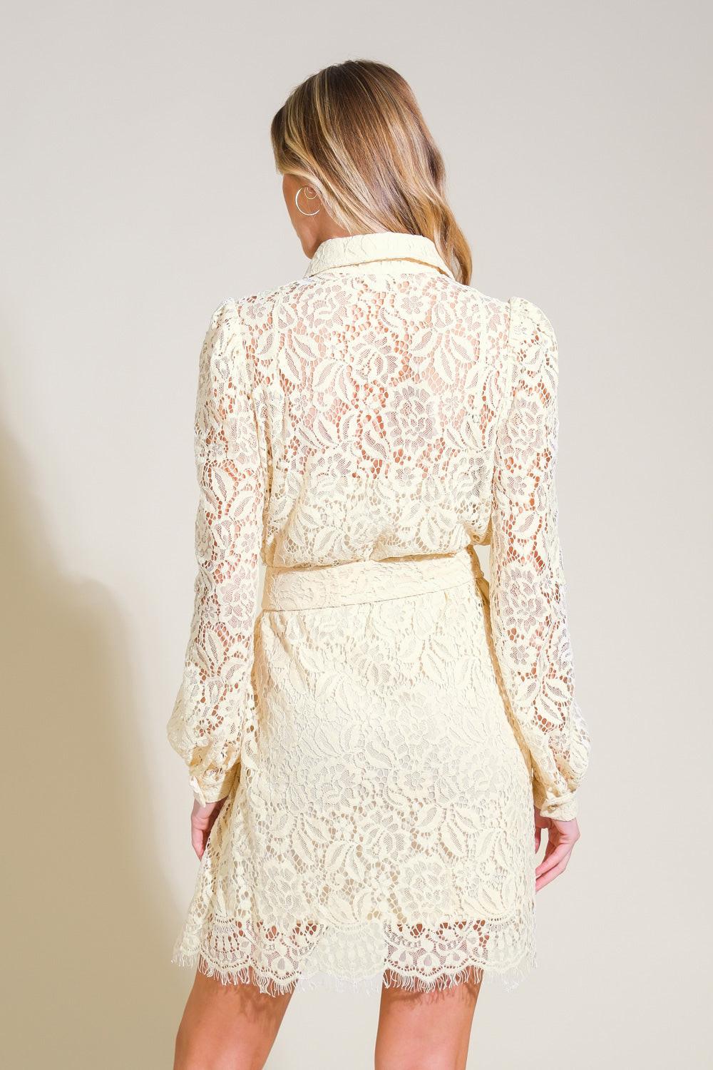 ADORE YOU LACE MINI DRESS  DAME BOHEME