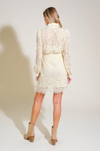 ADORE YOU LACE MINI DRESS  DAME BOHEME