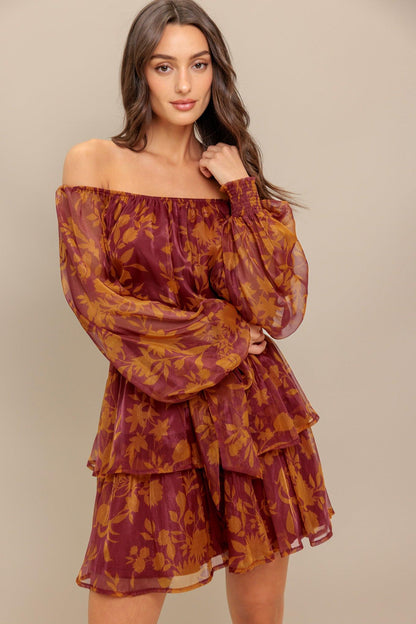 PETAL MIST WOVEN MINI DRESS  DAME BOHEME