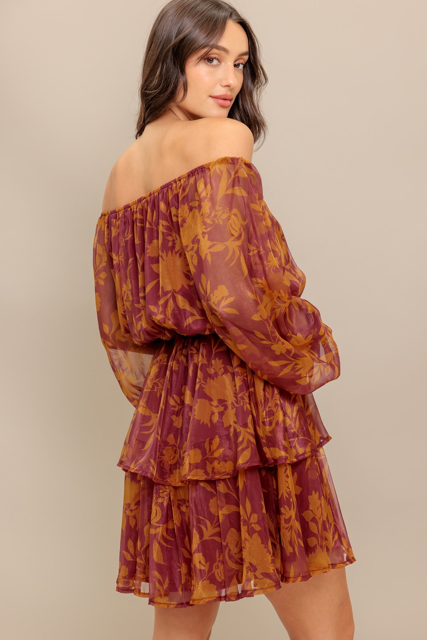 PETAL MIST WOVEN MINI DRESS  DAME BOHEME