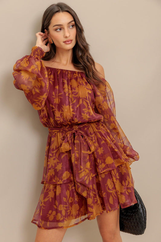 PETAL MIST WOVEN MINI DRESS  DAME BOHEME