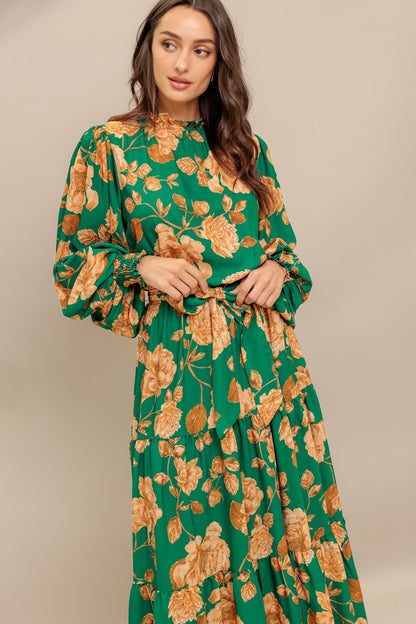 SONGS ABOUT YOU WOVEN MIDI DRESS  DAME BOHEME