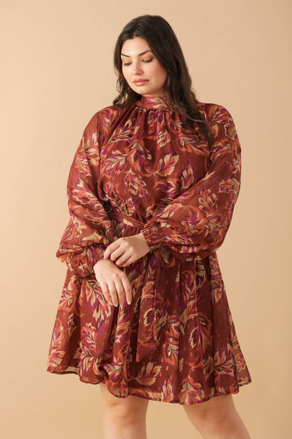 ARTISTIC ESSENCE WOVEN MINI DRESS  DAME BOHEME