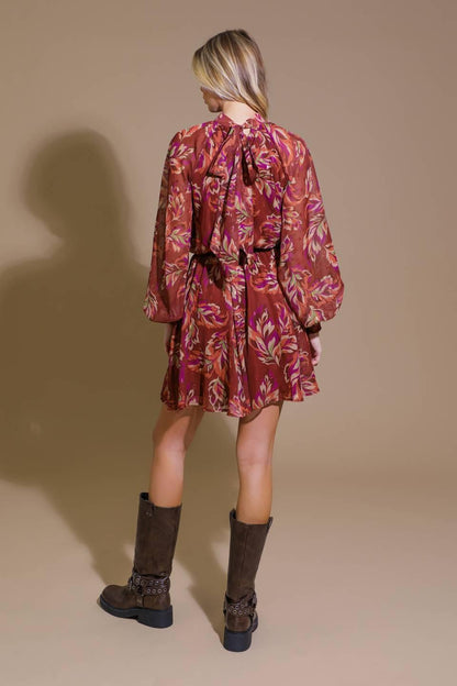 ARTISTIC ESSENCE WOVEN MINI DRESS  DAME BOHEME