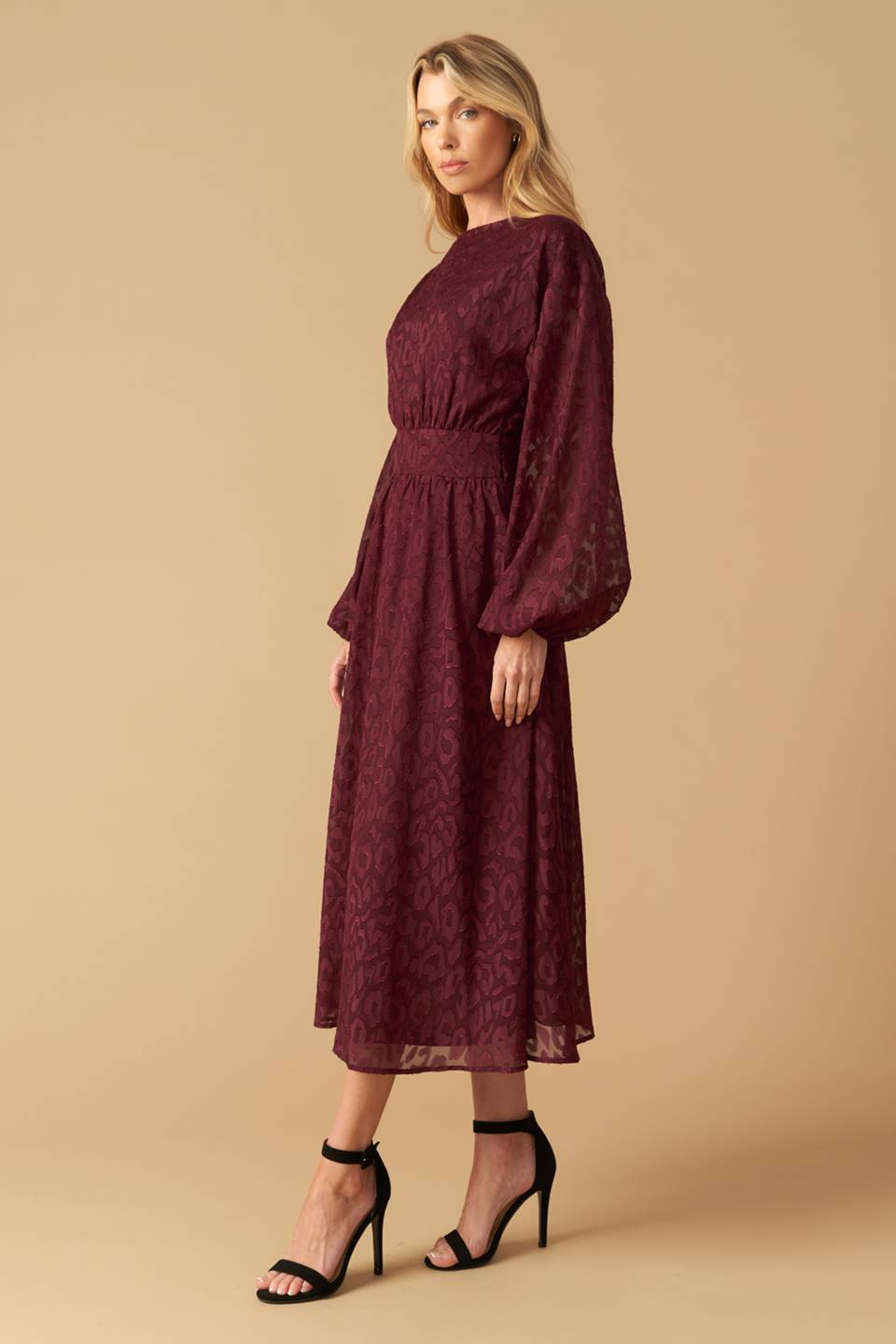 TOO GOOD TO BE TRUE WOVEN MIDI DRESS  DAME BOHEME