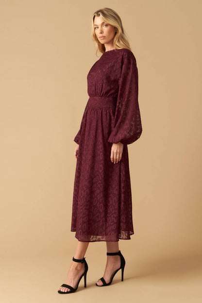 TOO GOOD TO BE TRUE WOVEN MIDI DRESS  DAME BOHEME
