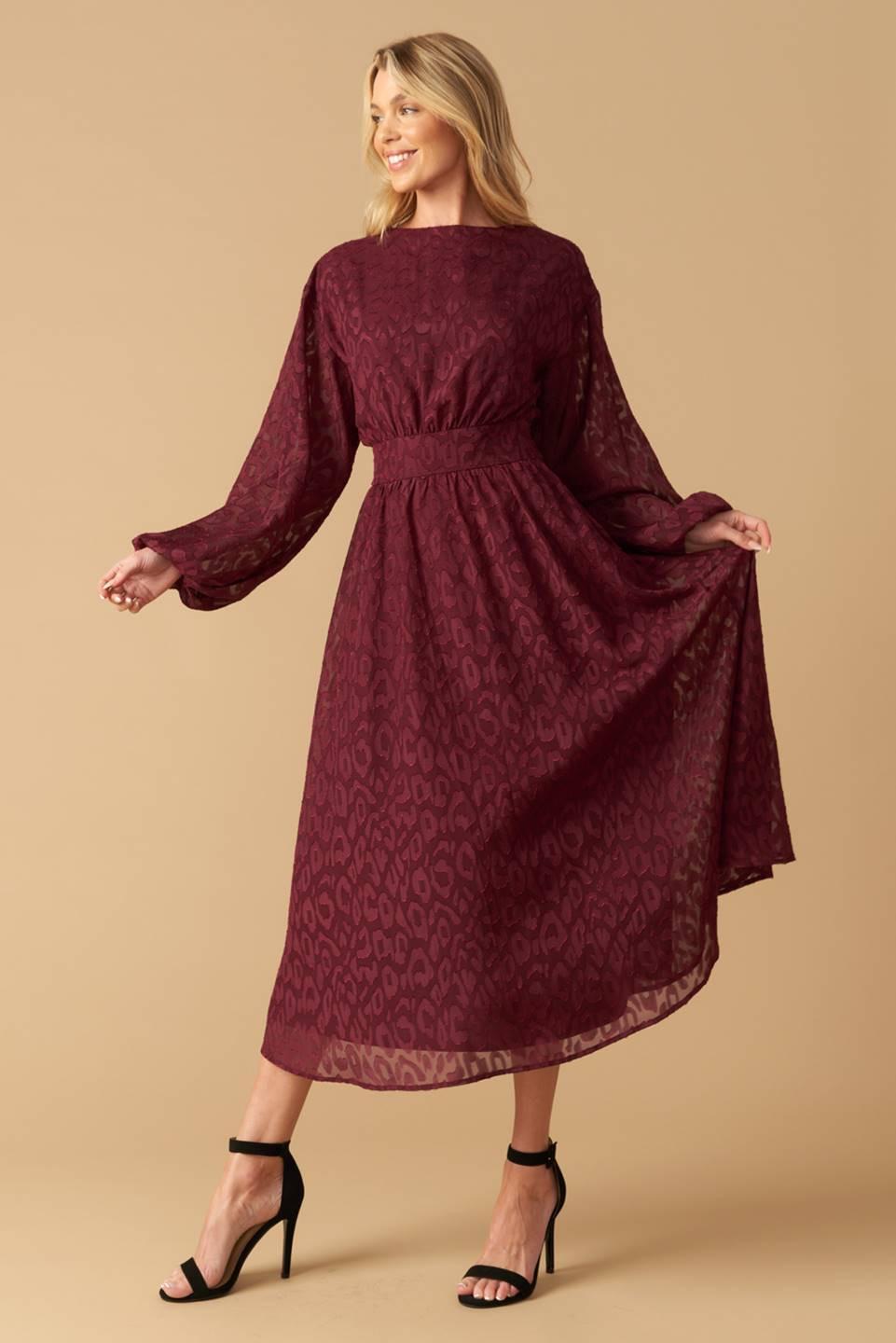 TOO GOOD TO BE TRUE WOVEN MIDI DRESS  DAME BOHEME