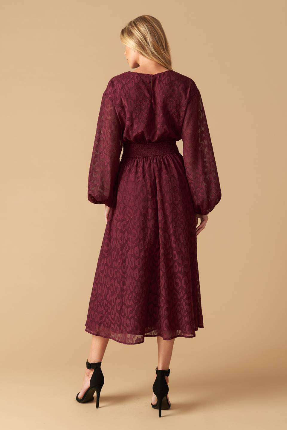 TOO GOOD TO BE TRUE WOVEN MIDI DRESS  DAME BOHEME