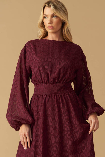 TOO GOOD TO BE TRUE WOVEN MIDI DRESS  DAME BOHEME