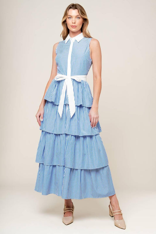 A TOUCH OF GRACE WOVEN MIDI DRESS  DAME BOHEME