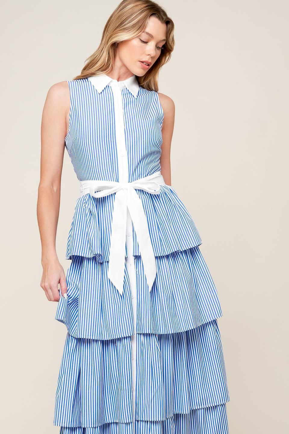 A TOUCH OF GRACE WOVEN MIDI DRESS  DAME BOHEME