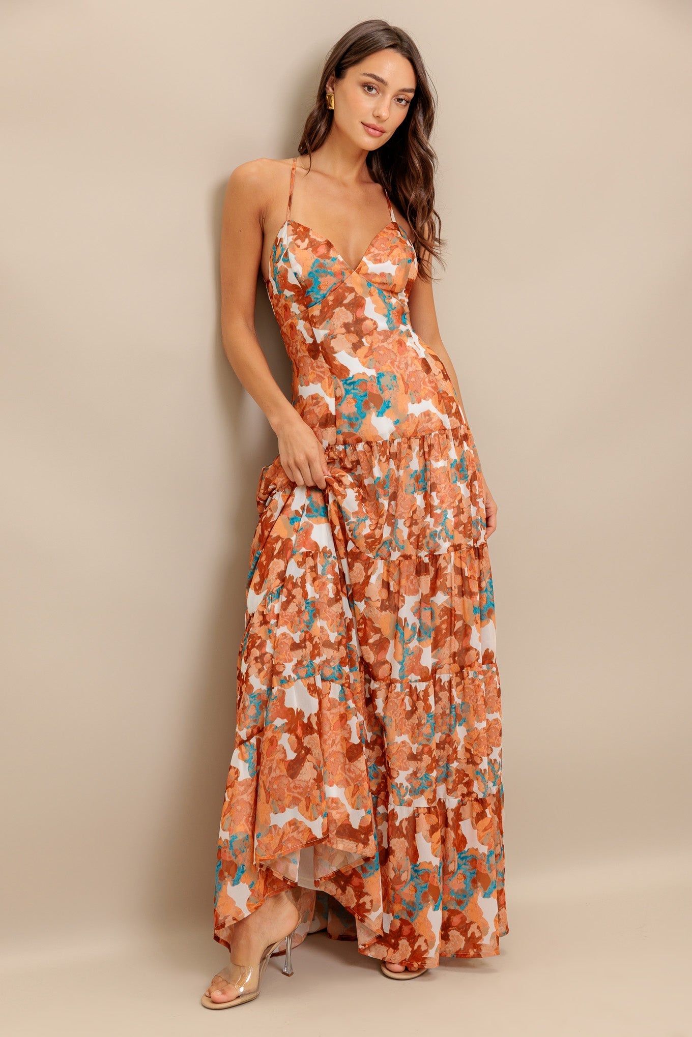 EARTHEN ROMANCE WOVEN MAXI DRESS  DAME BOHEME