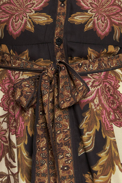 EARTHEN ROSE WOVEN MAXI DRESS  DAME BOHEME