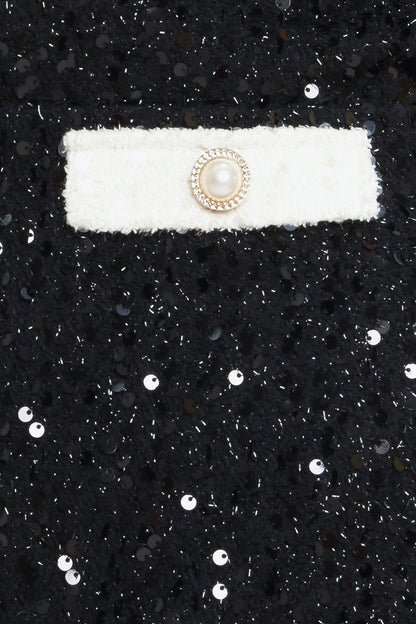 MIDNIGHT GLAM SEQUIN MINI DRESS  DAME BOHEME