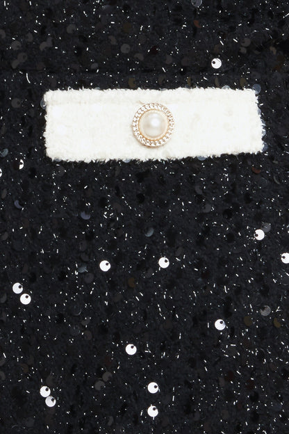 MIDNIGHT GLAM SEQUIN MINI DRESS  DAME BOHEME