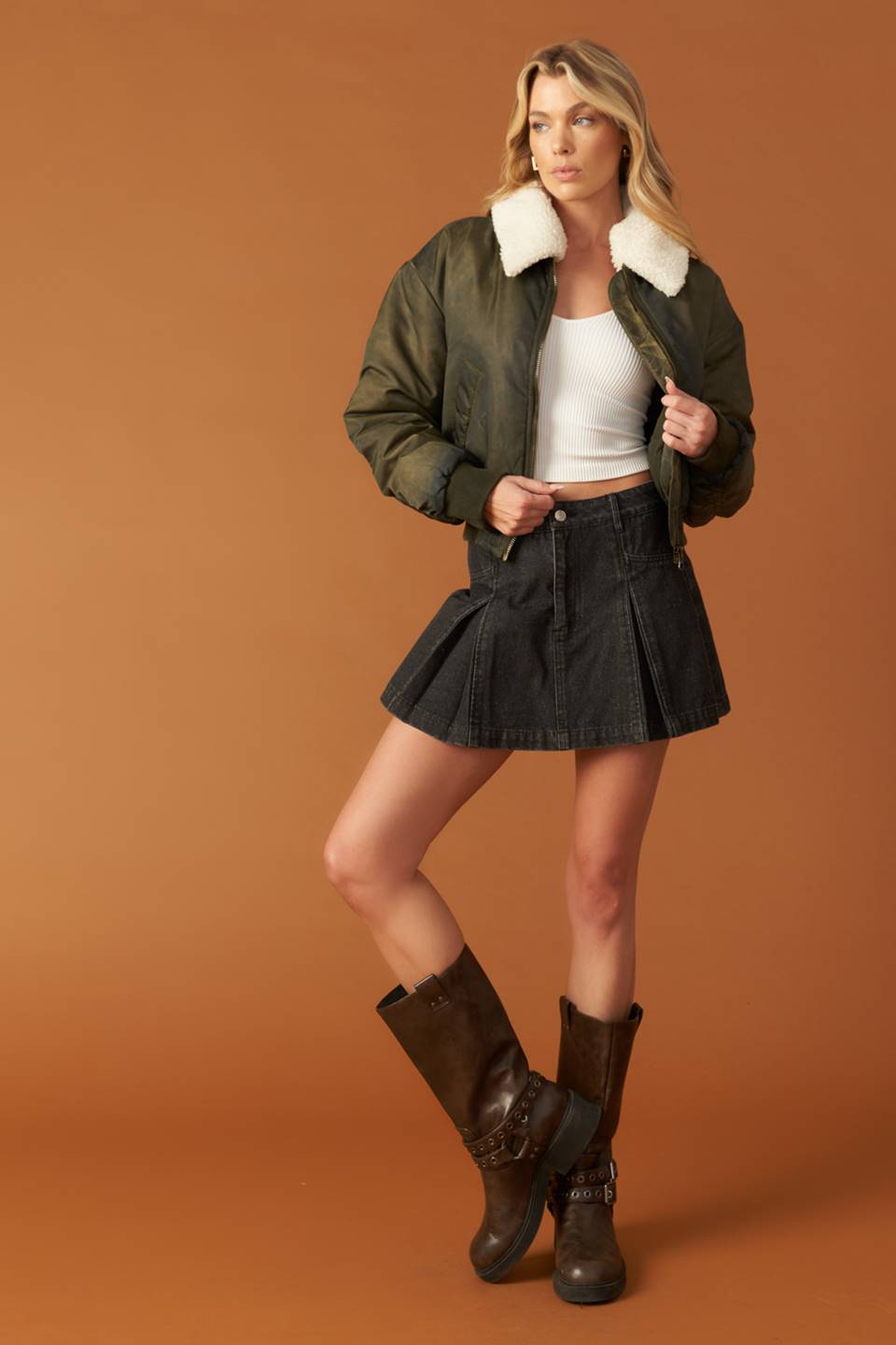 IN A TRANCE WOVEN BOMBER JACKET  DAME BOHEME