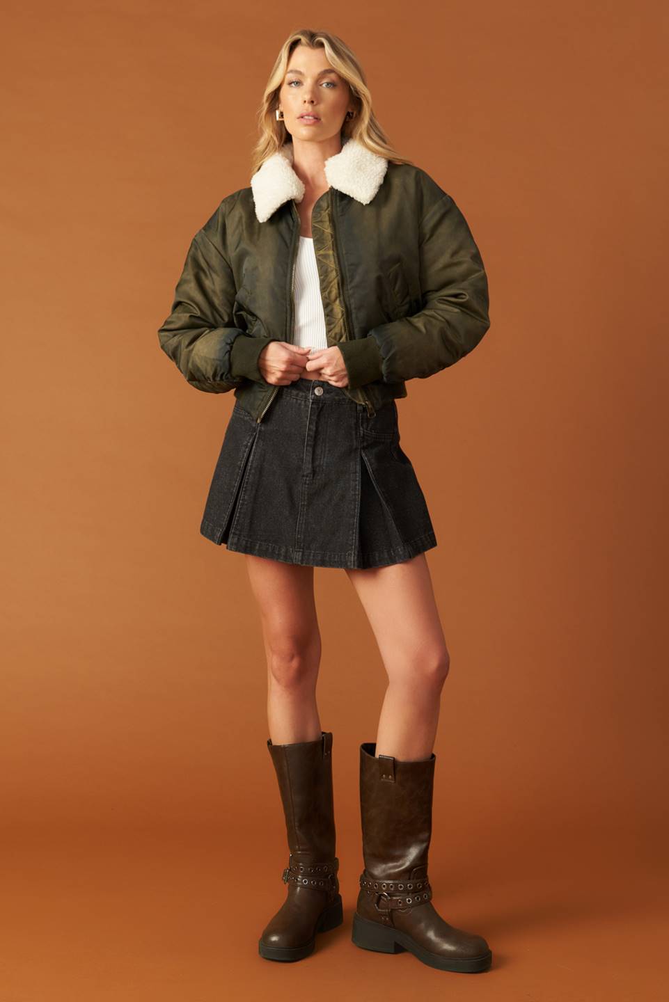 IN A TRANCE WOVEN BOMBER JACKET  DAME BOHEME