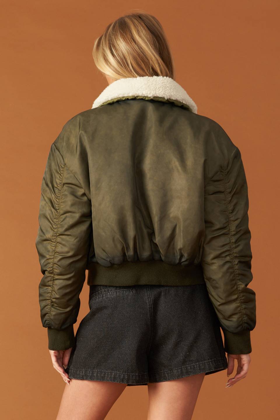 IN A TRANCE WOVEN BOMBER JACKET  DAME BOHEME