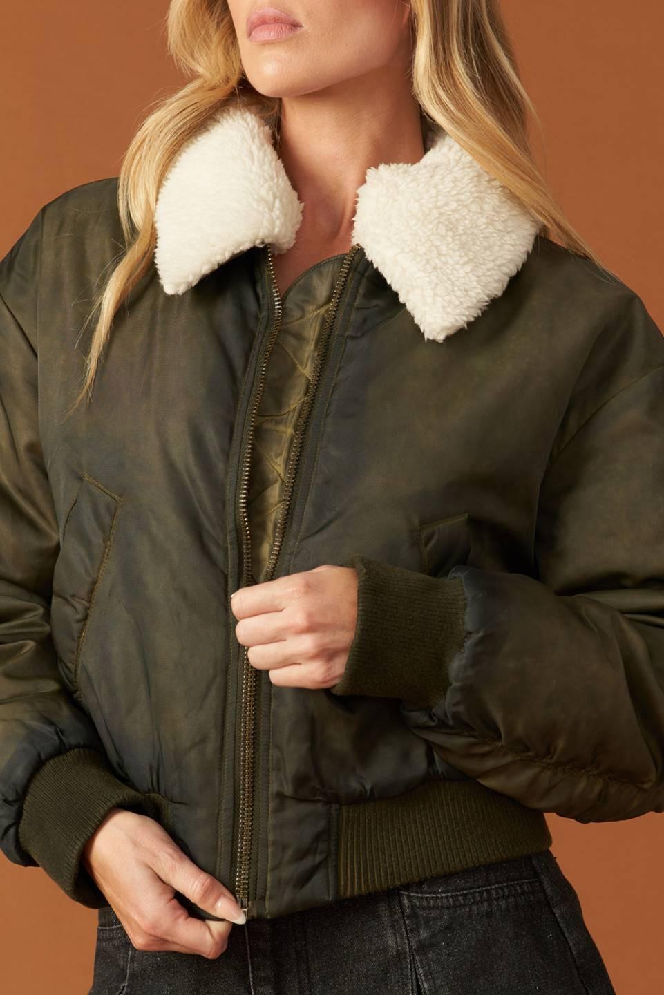 IN A TRANCE WOVEN BOMBER JACKET  DAME BOHEME