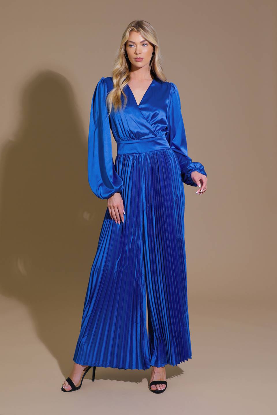 CRUSHING ON YOU SATIN JUMPSUIT  DAME BOHEME