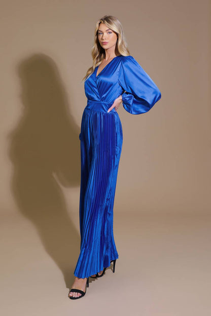 CRUSHING ON YOU SATIN JUMPSUIT  DAME BOHEME